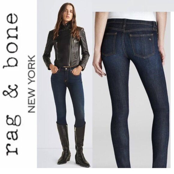 Rag & Bone Skinny Jeans Mid rise Heritage size 28 - Picture 1 of 12